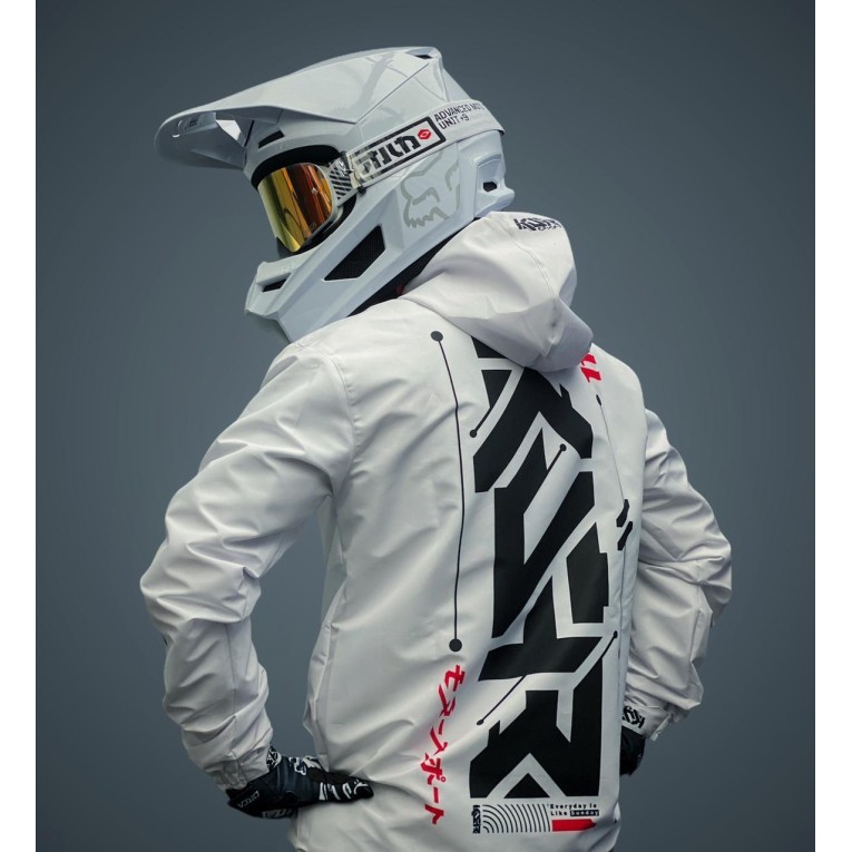 KSR ONEONENINE - RUNNING JACKET PUSH THE LIMIT WHITE