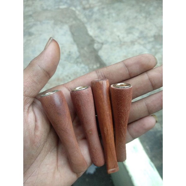 Kerajinan Pipa Kayu Stigi Mini Ukuran 6-7 cm Elegan Mantap