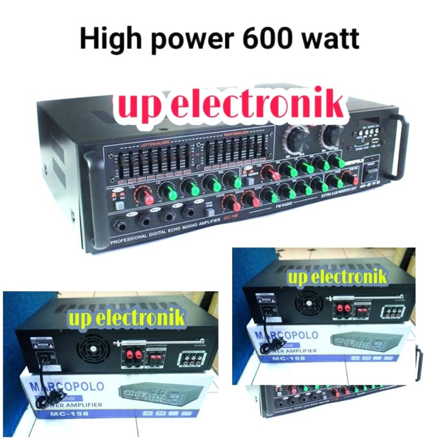 Power Amplifier Marcopolo MC 158 New 600 Watt Original