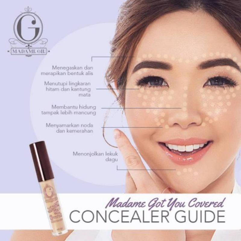 ❤️G.A.SHOP❤️ MADAME GIE CONCEALER / CONCEALER PENUTUP JERAWAT DAN NODA HITAM