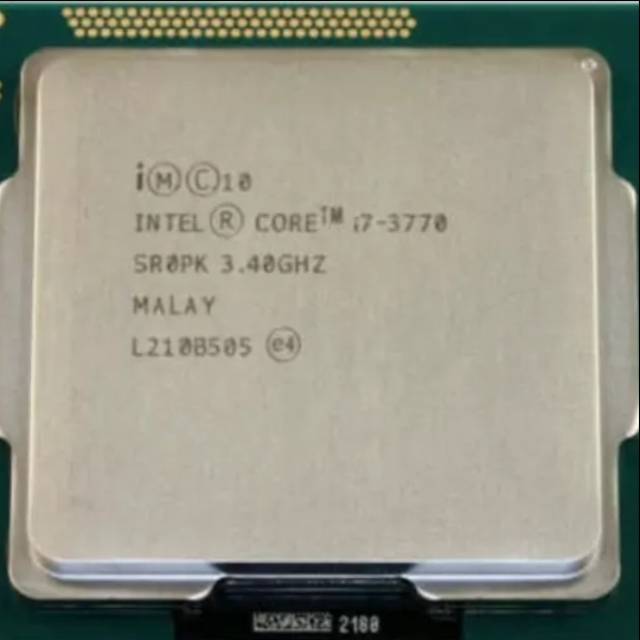 Processor Intel core i7 3770 Tray + Fan Socket 1155