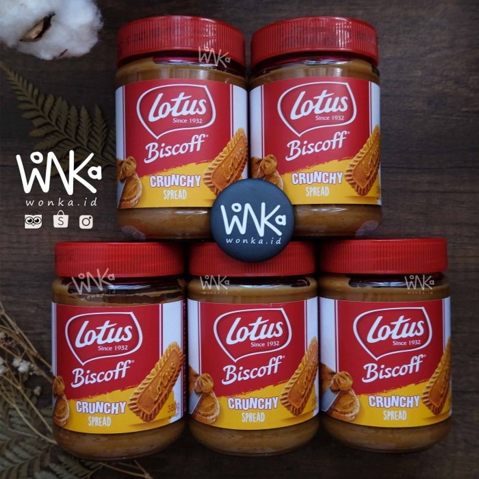 Lotus Crunchy Spread - Selai Speculoos 380 gr - Biscoff Caramel Cookie