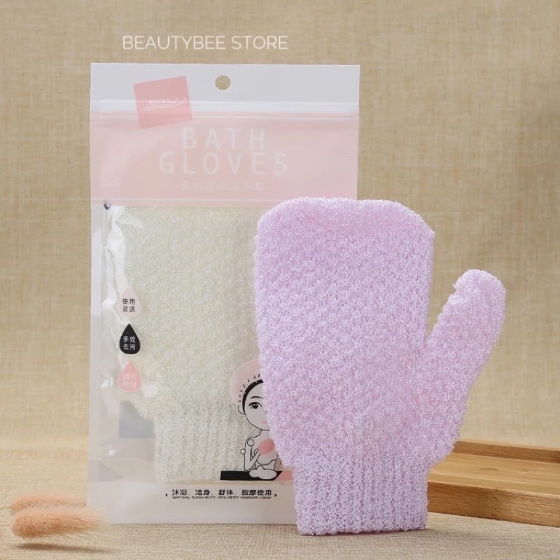 BATH GLOVES / BODY SCRUBBER / SARUNG TANGAN MANDI PREMIUM LAMEILA (1 PCS)