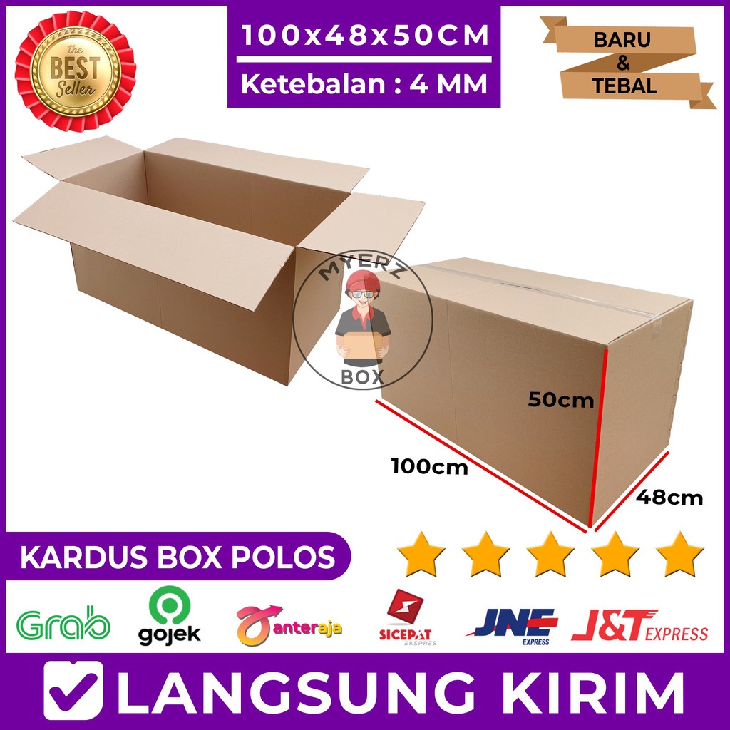 

Kardus Besar Jumbo – Karton Box Polos 100x48x50 Packing Pindahan