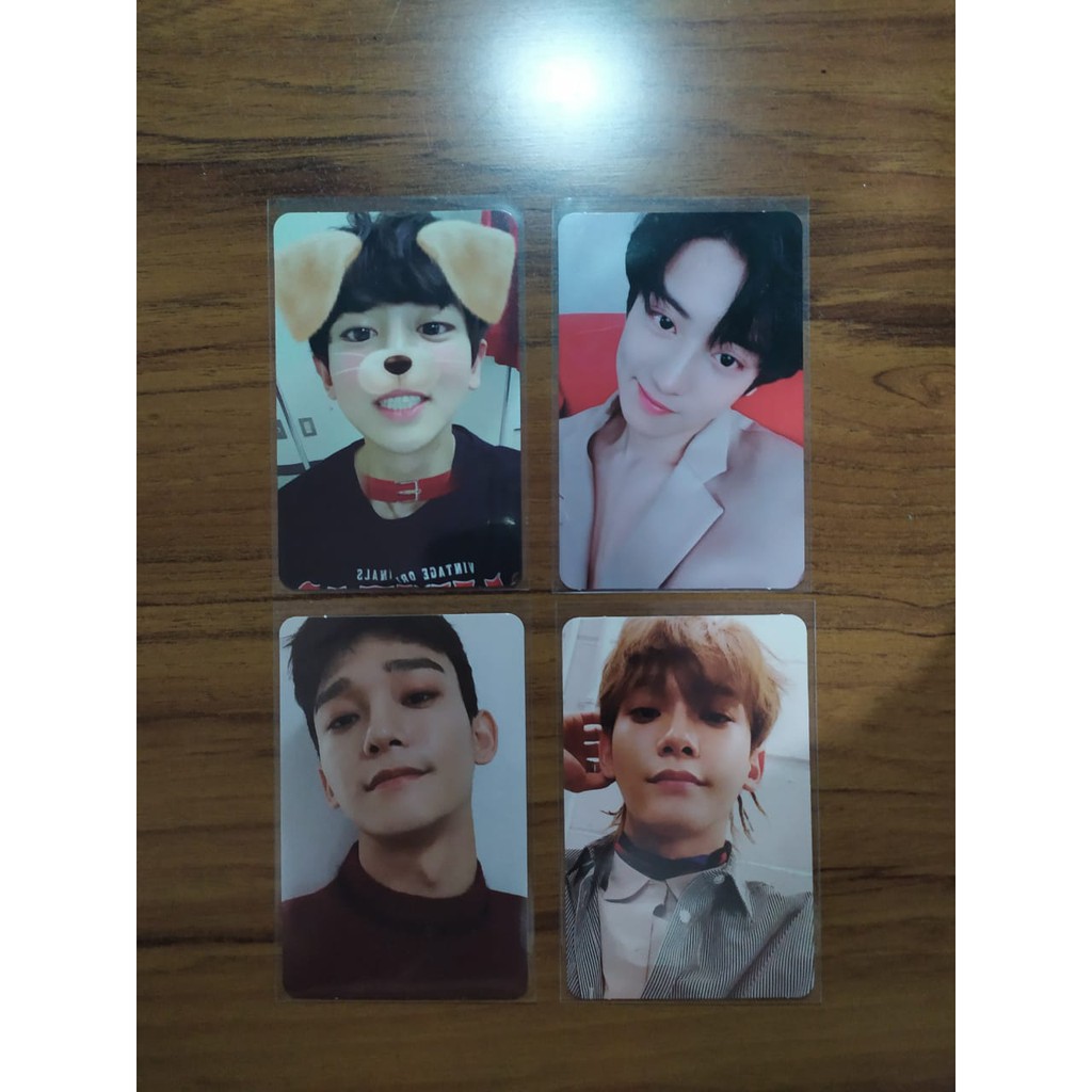 WTS Official Photocard EXO Chanyeol Sing For You, Love Shot & Chen DMUMT Allegro, Universe