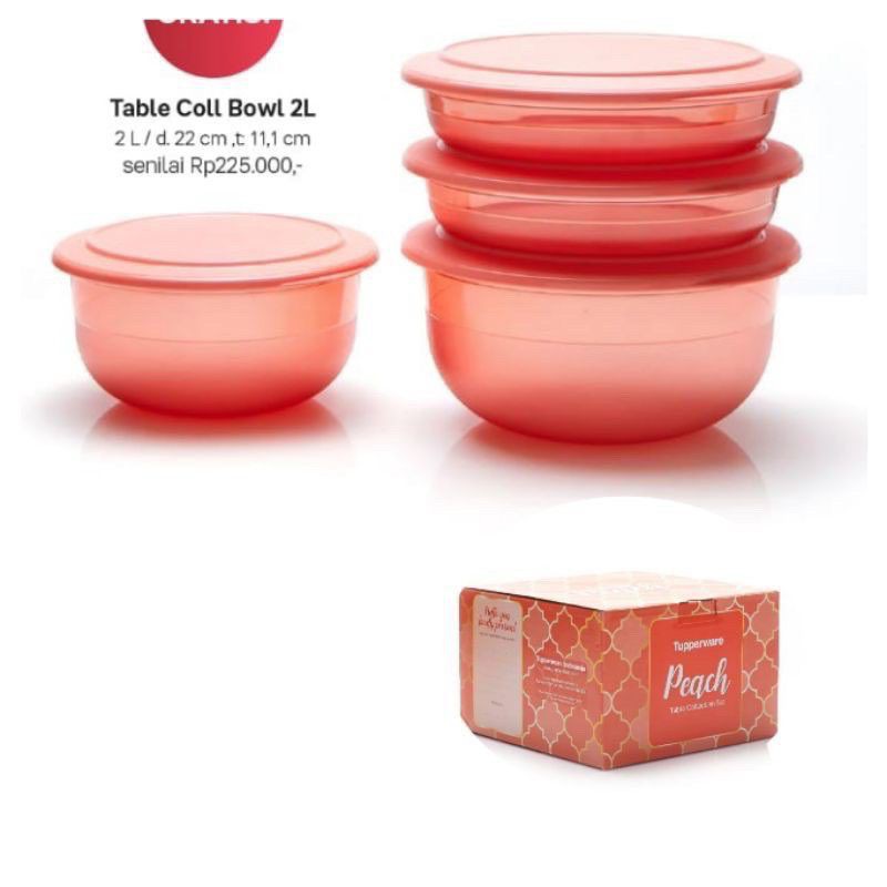 Peach Table Collection Set //☺Fuschia Table Collection set (2)