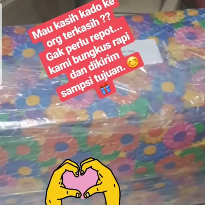 ELMART kertas kado packing tambahan (mohon baca ketentuan di deskripsi