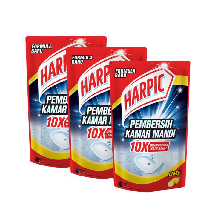  Harpic Pembersih Kamar Mandi  Lime 700 ml x 3 Pcs Shopee 