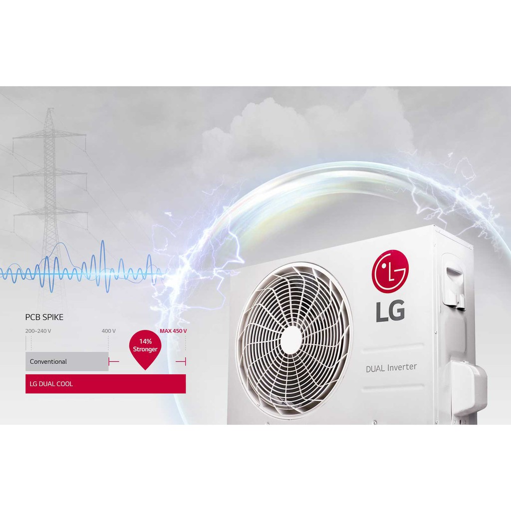 LG T05EV5 AC Split DUAL COOL ECO INVERTER 0.5 1/2 PK R32 t05