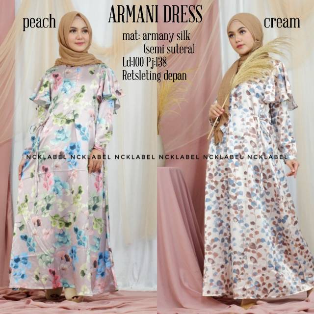 Armani dress bahan armani silk
