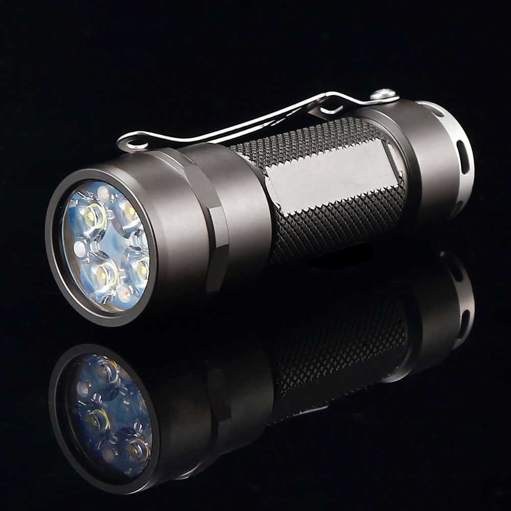 JETBeam RRT03 Raptor Flashlight Senter Tactical LED 1400 Lumens Hitam CREE XP-G3