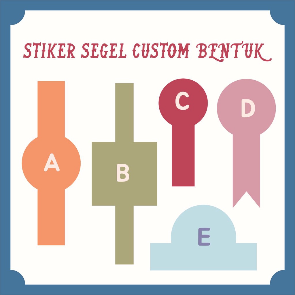 

STIKER SEGEL JUMBO CUSTOM BULAT PANJANG UNTUK HAMPERS TOPLES PACKAGING AESTHETIC