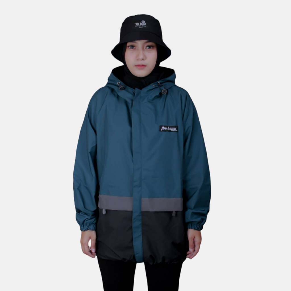 RADEN Jaket Parasut Taslan Outdoor Raglan 3D ANTI AIR - JAKET HAIKING WATERPROOF UNISEX-RG05