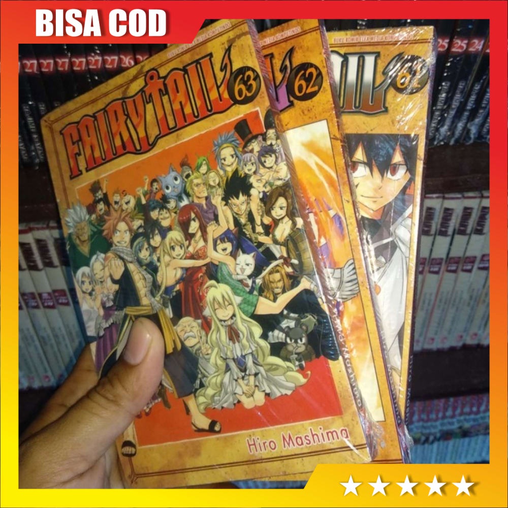 Bisa Cod Fairy Tail 61 62 63 Segel Original Diskon Shopee Indonesia