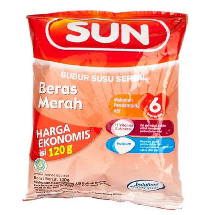 SUN Bubur Kemasan Ekonomis 120 Gr