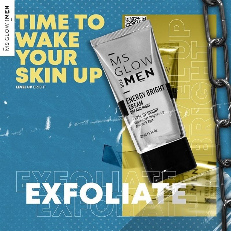 Pembersih n pencerah wajah ms glow for men
