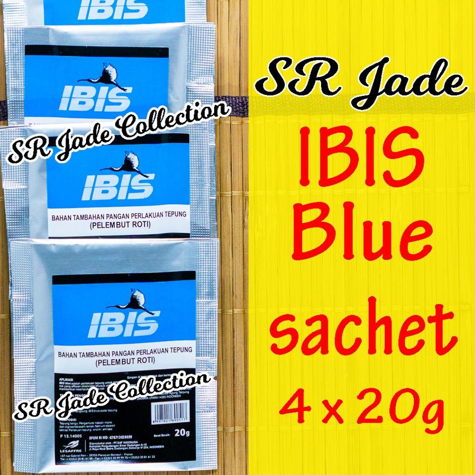 ❈➡ Ibis Blue SAF 4 x 20 gr Pelembut Roti / Pengempuk / Bread Improver ★★ WNR
