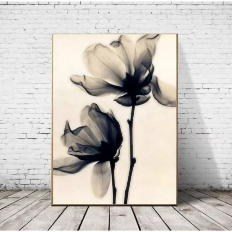 Hiasan dinding Bunga tulip walldecor ruang tamu kamar pajangan rumah.