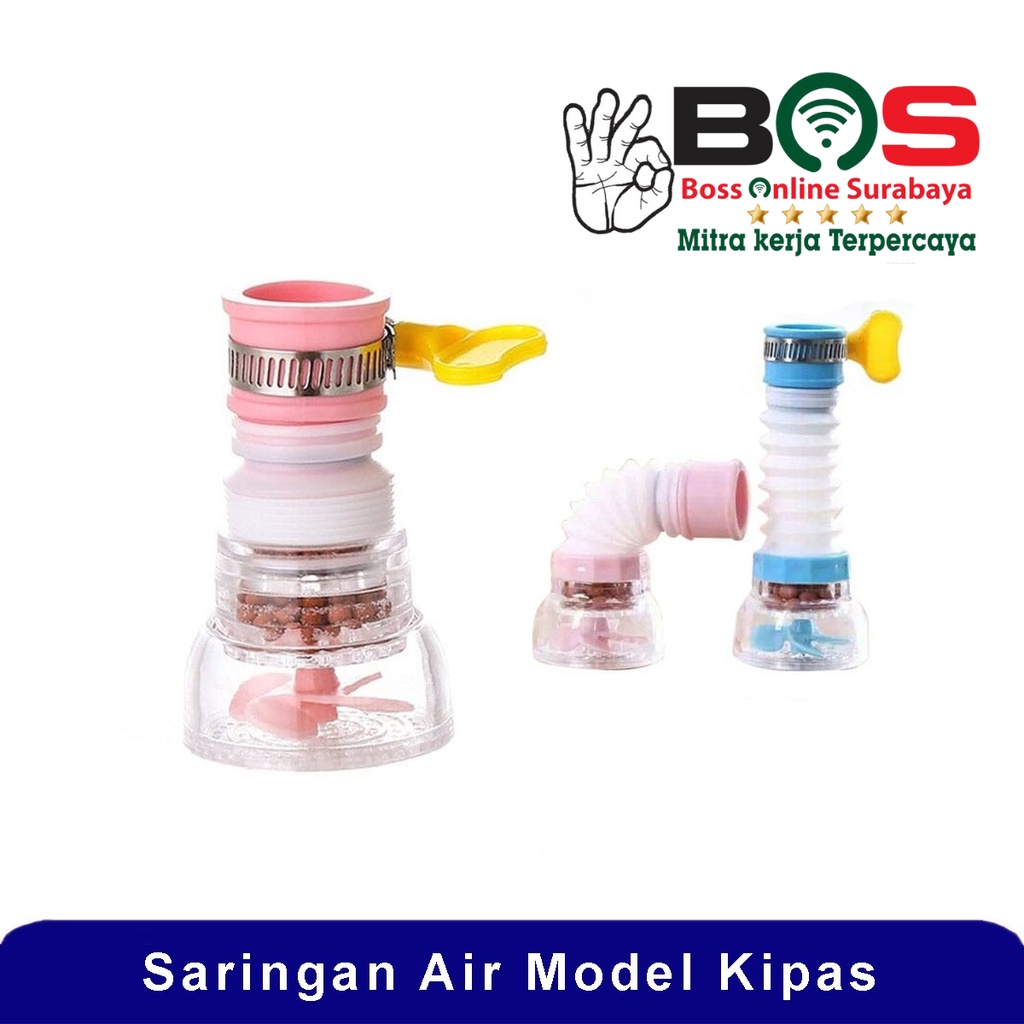 Alat Saringan Kran Air Penyaring Air Kran Bentuk Kipas Kincir Penghemat Air Kran