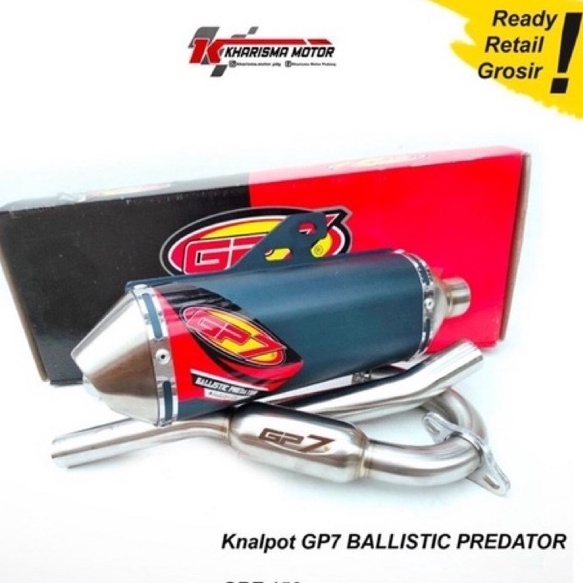 KNALPOT GP7 KLX 150 / CRF 150 BALLISTIC PREDATOR
