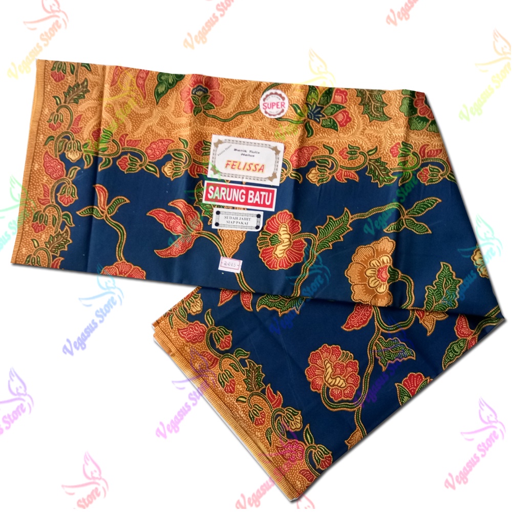 Sarung Ibu Melahirkan Sarung Murah Batu Jarik Felissa 1Pcs-Kain Sarung Wanita Sambung Santai-Vegasus Store (COD)