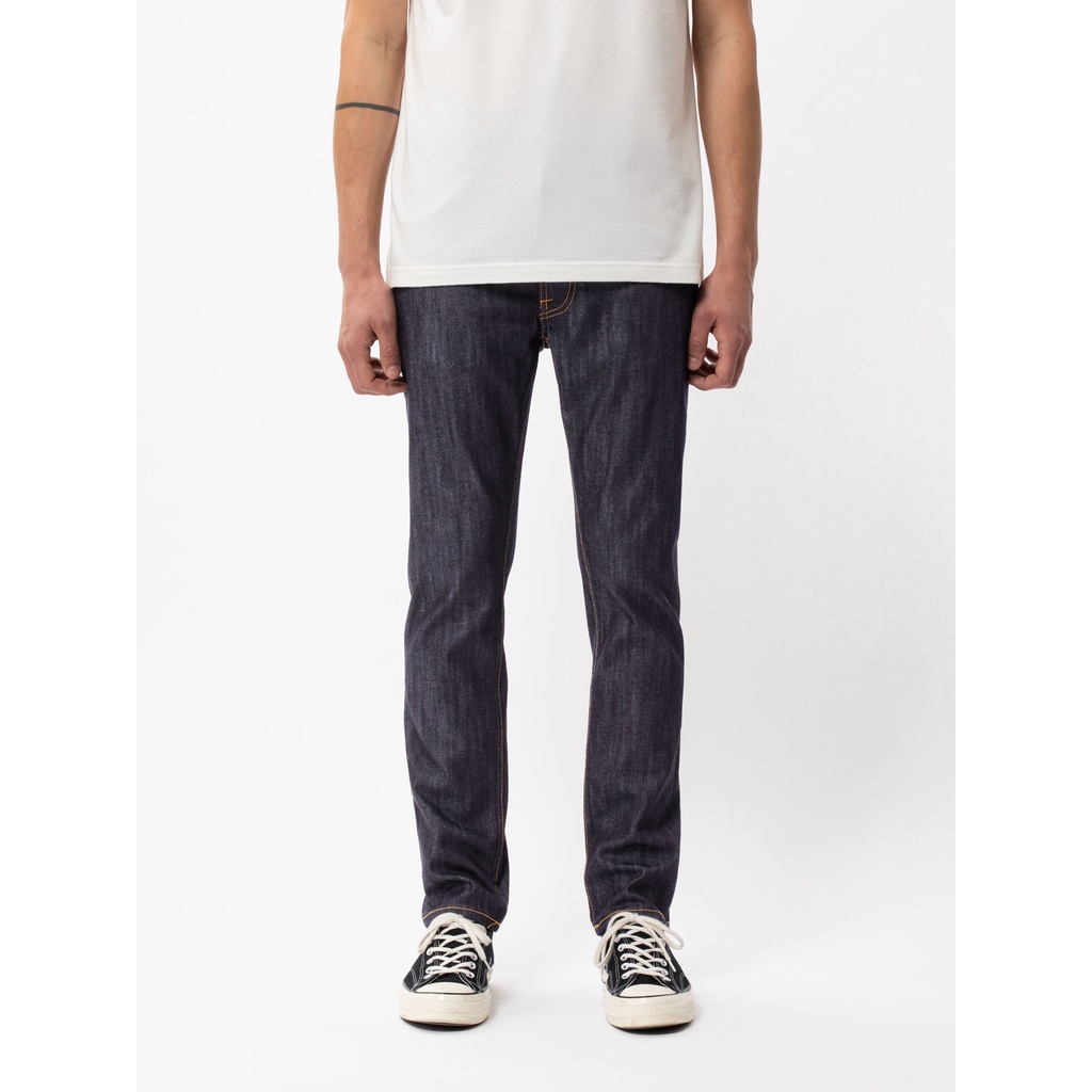 Nudie Jeans Lean Dean Dry Ecru Embo