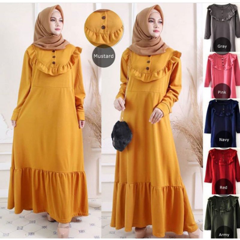 gamis polos kaos Voxy