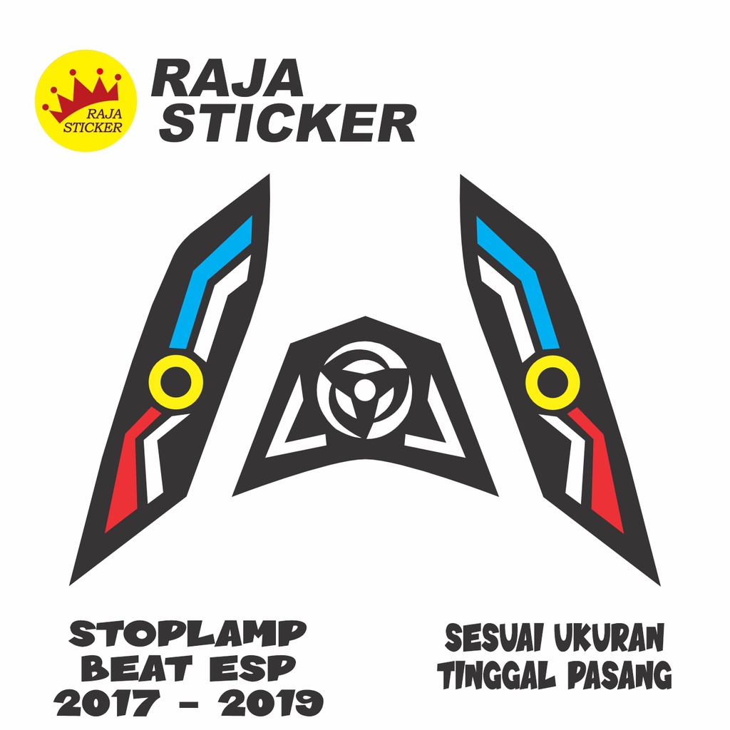 Stiker stoplamp + sein beat esp 2017 - 2019