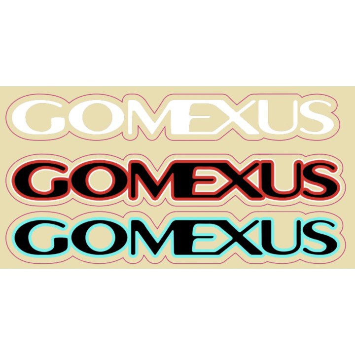 Sticker Gomexus Fishing - Cutting Stiker Gomexus