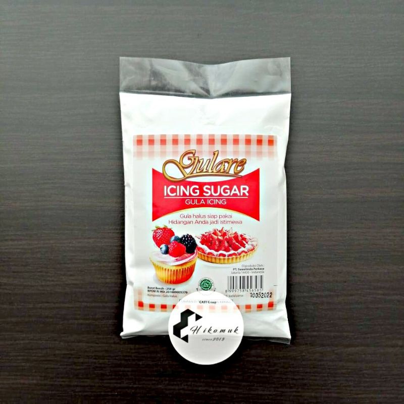 Gula Halus/ Icing Sugar/ Gulare Kualitas Terbaik 250Gr