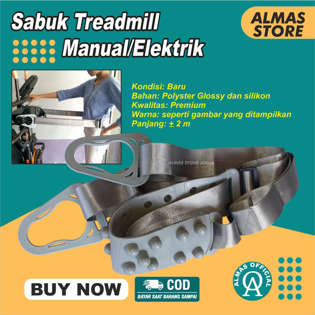 Sabuk Treadmill  Treatmill - TRADMILL -Tali Pijat Massager Treadmill-Belt Massager-Sabuk Getar-Magne