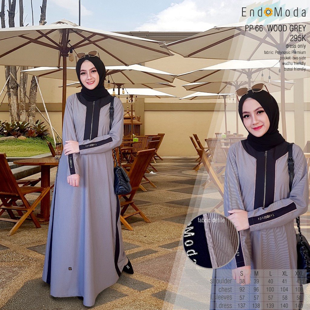 ( DRESS ONLY ) ENDOMODA PP 66 / DRESS SAR I / GAMIS DEWASA / BUSUI FRIENDLY