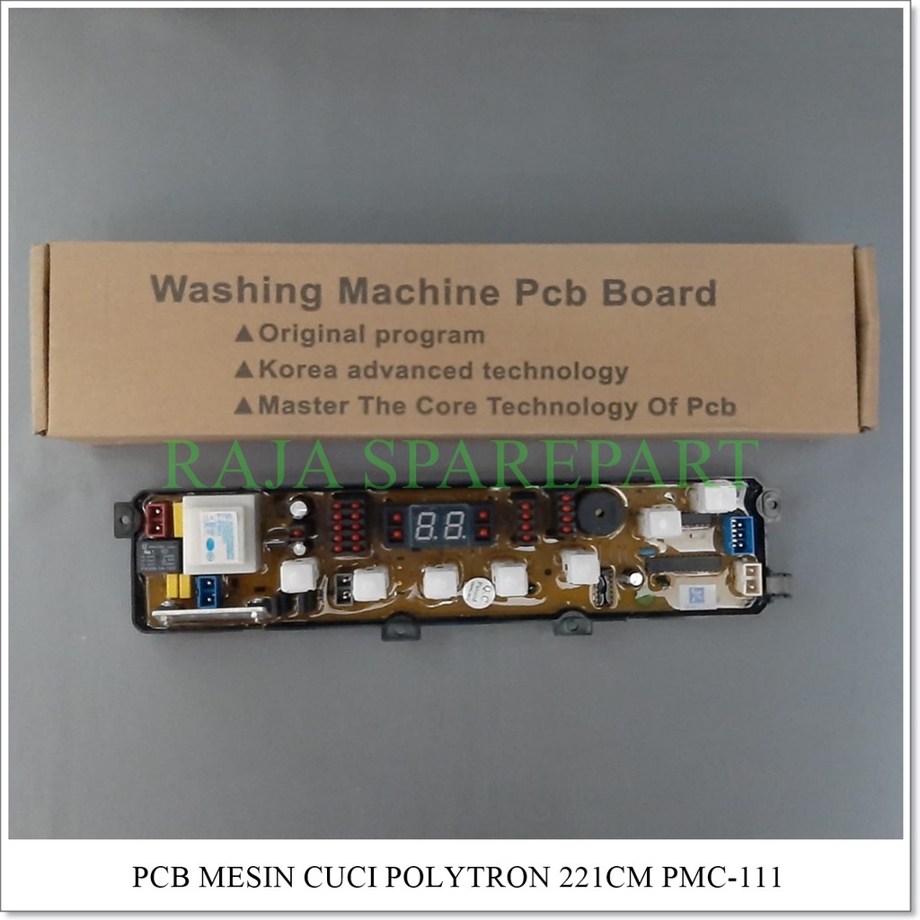 PCB/Panel/Modul Mesin Cuci Polytron Top Loading 7 Tombol 211CM PMC-111