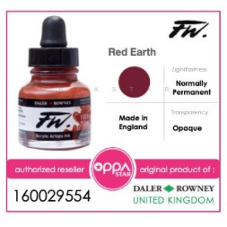 

Cat Aklirik Daler Rowney FW Ink 29.5 ML Red Earth 160029554