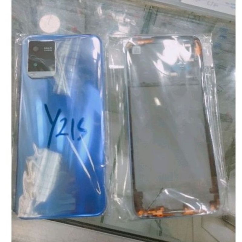 Kesing Casing Housing Fullset Bezzel Bazzel Backdoor Vivo Y21S Y21 2021 Y21T Y21A Original