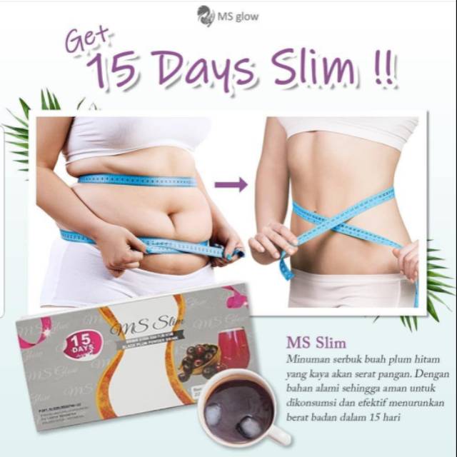Ms Glow Slimming Drink Beauty Original Bpom/Susu Pelangsing Ms Glow