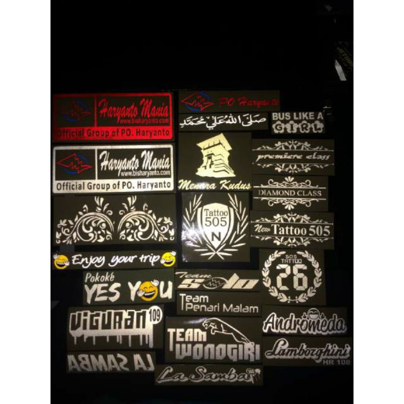 sticker cutting Jetbus haryanto