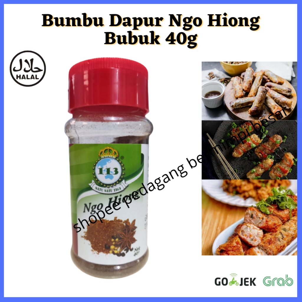 113 Ngo Hiong Bubuk 40g / Bumbu Dapur / Penyedap Rasa/ Rempah Rempah/ Bumbu Masak