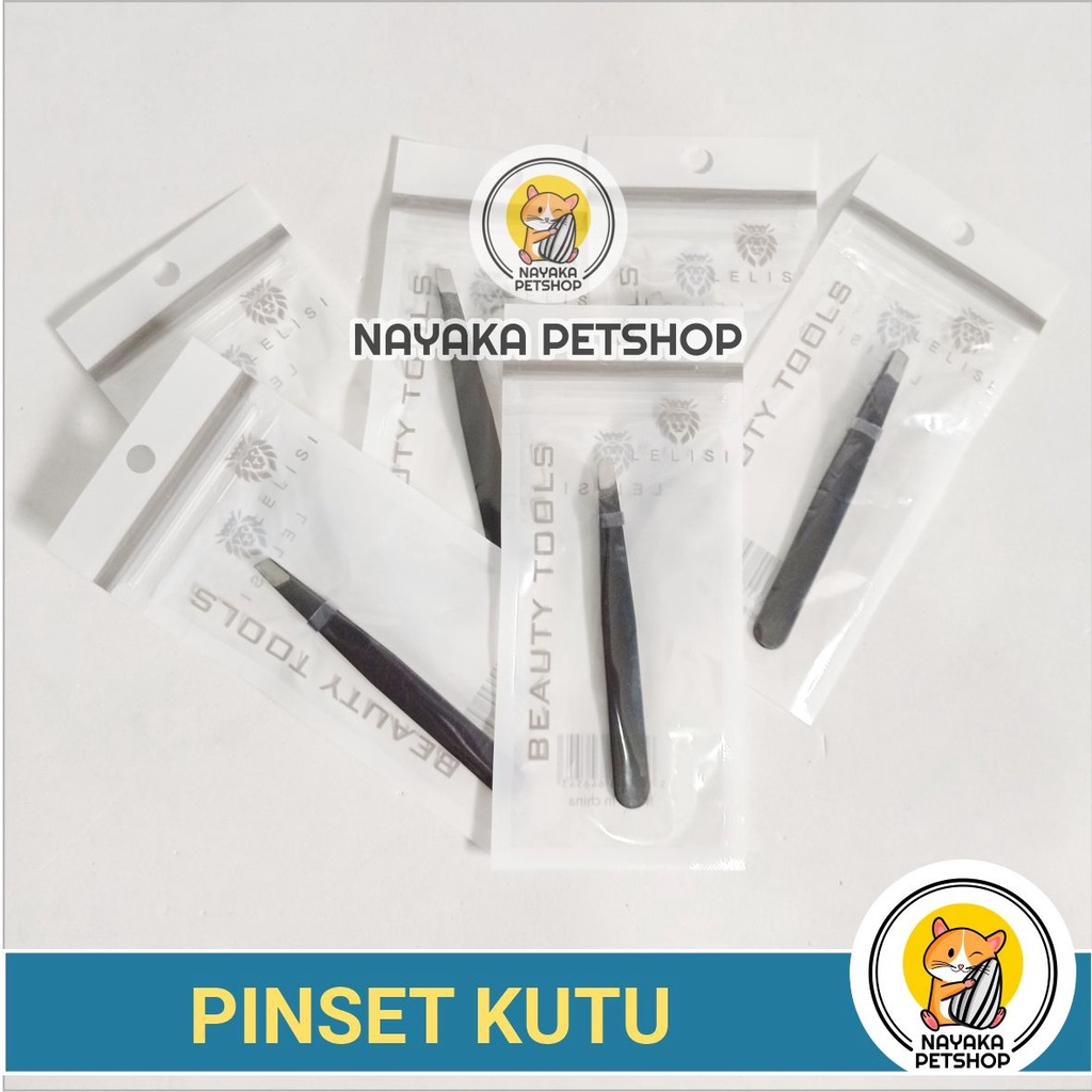 Pinset Kutu Kucing Penghilang Tick Anti Flea Kitten Hamster Kelinci