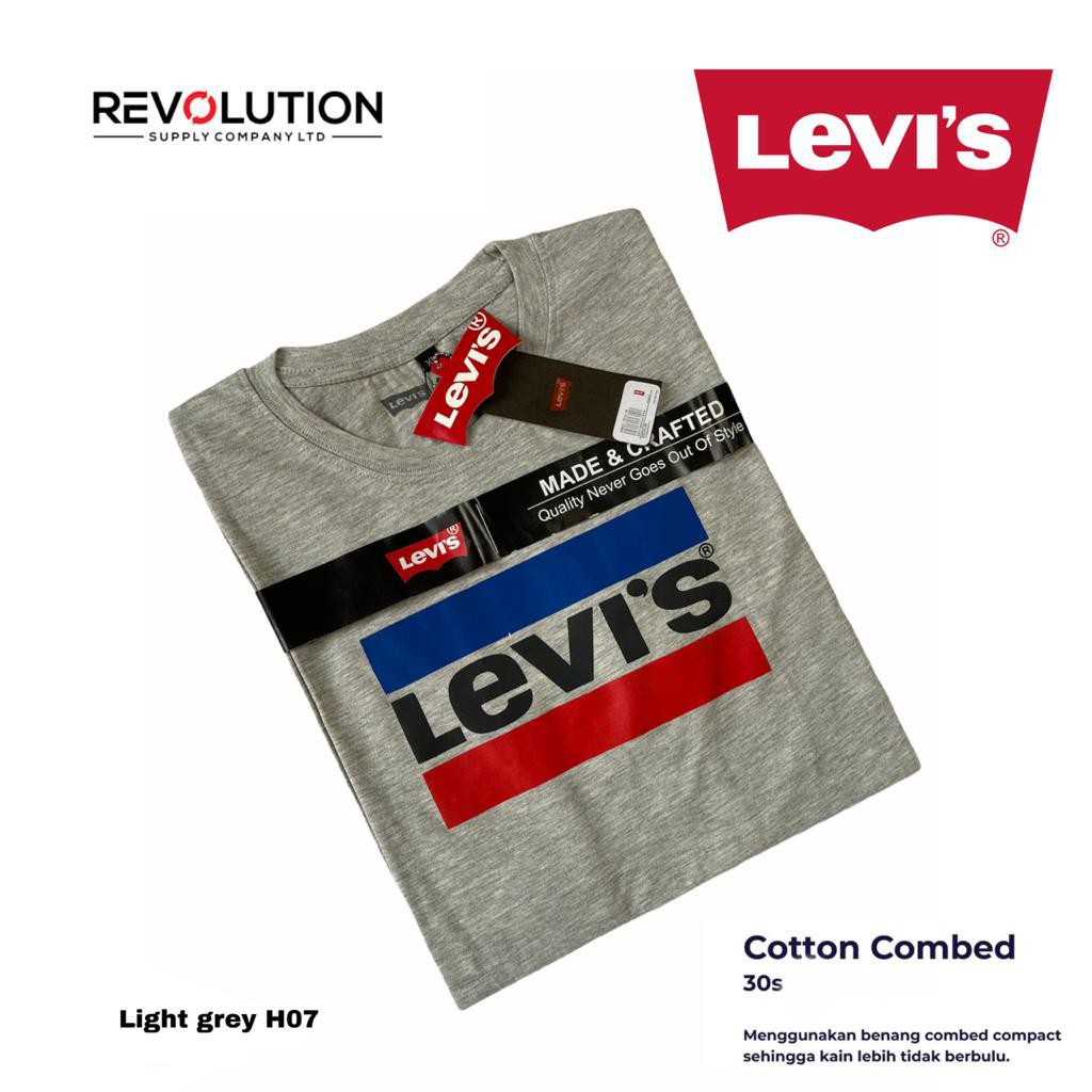 KAOS LEVIS LENGAN PENDEK//KAOS OBLONG PRIA //KAOS DISTRO BANDUNG//BAYAR