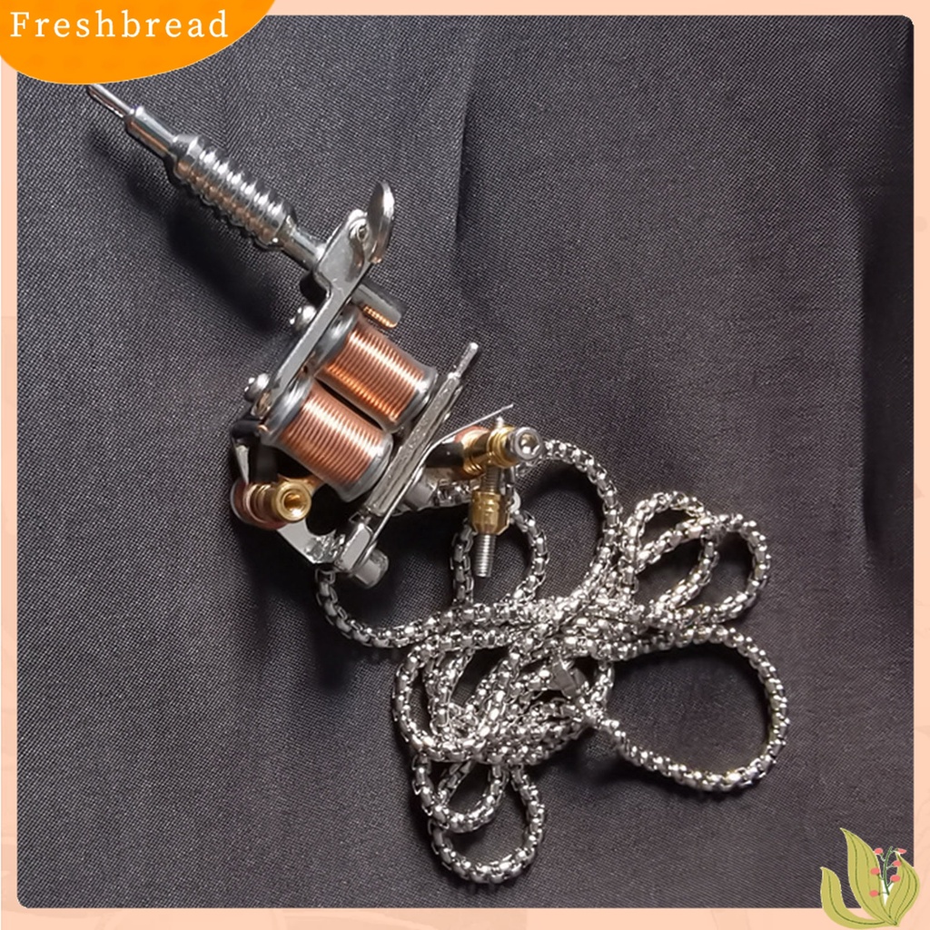 Terlaris Fashion Unisex Tattoo Machine Pendant Silver Color Titanium Steel Hip Hop Sweater Chain Necklace