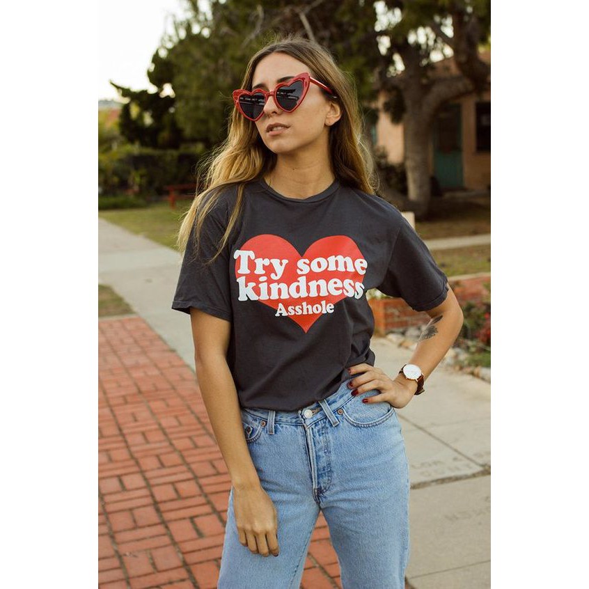 KAOS JUMBO BIG SIZE HITAM TRY SOME JUMBO PRIA WANITA MURAH WARNA MUSTARD BERKUALITAS