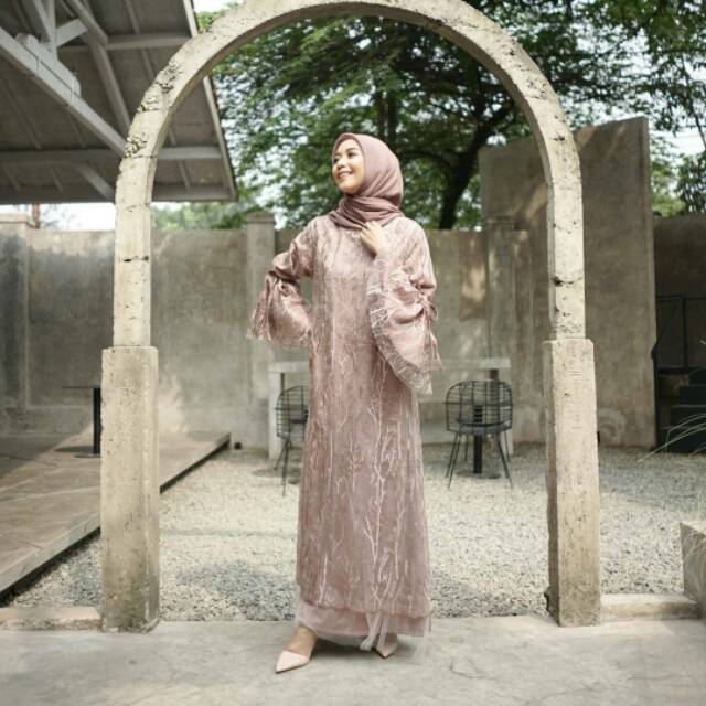 Dress shimmer walnut by Famouscarfofficial (BOOKED)