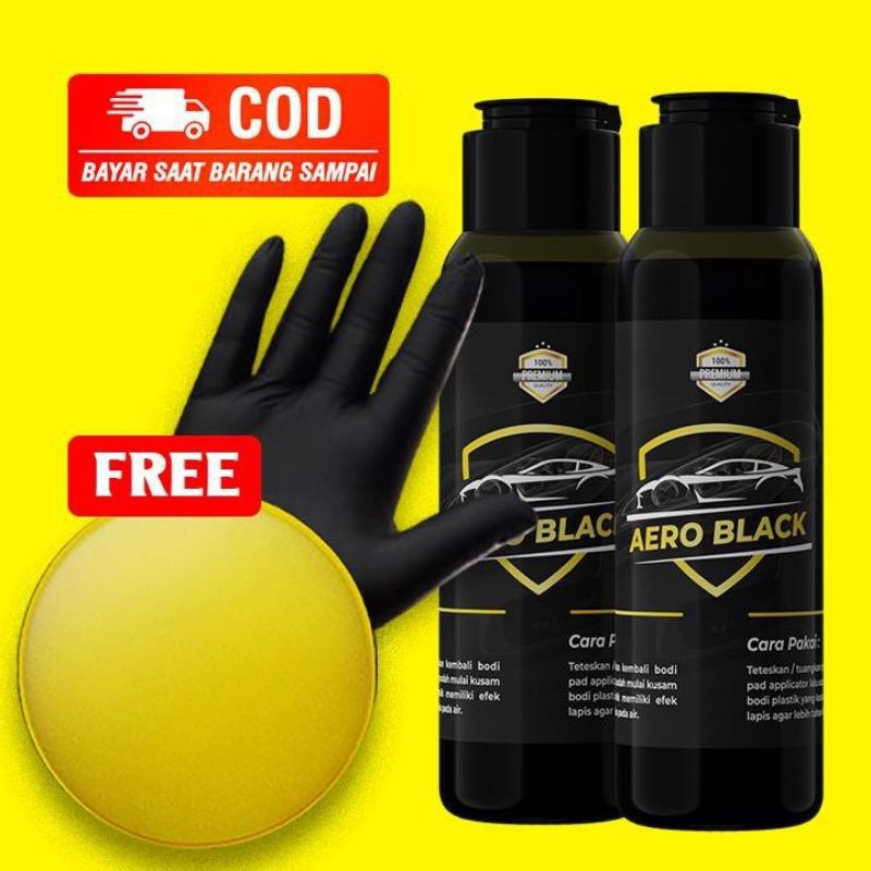 AERO BLACK 100ml - PREMIUM Penghitam bodi kendaraan