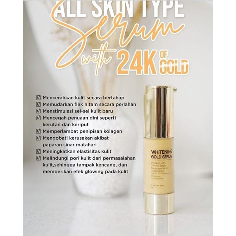 MS GLOW WHITENING GOLD SERUM/WHITENING GOLD SERUM 24K