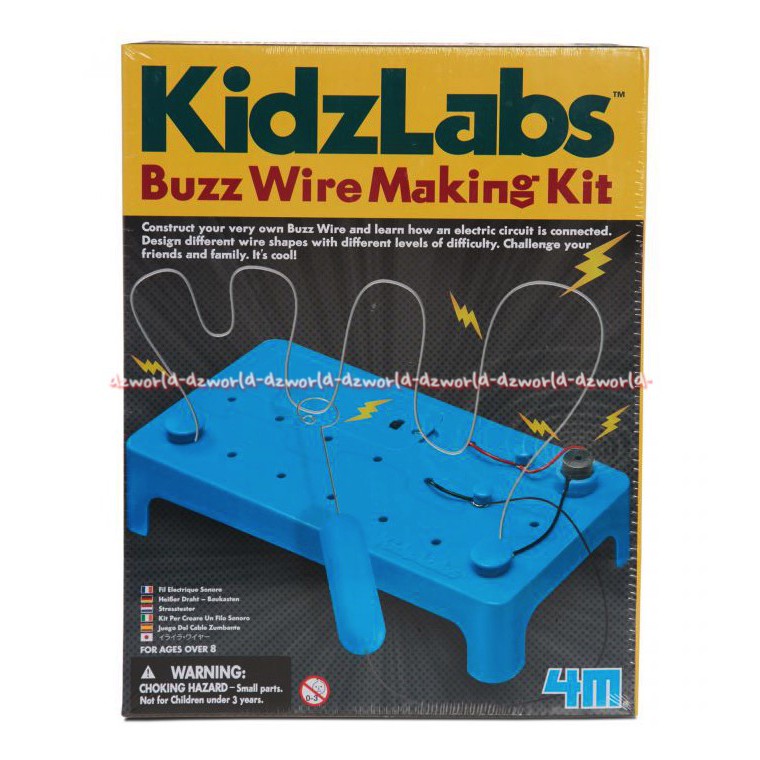 Kidzlabs Buzz Wire Making 4M Melatih Keseimbangan Kecepatan Dan Keterampilan Anak