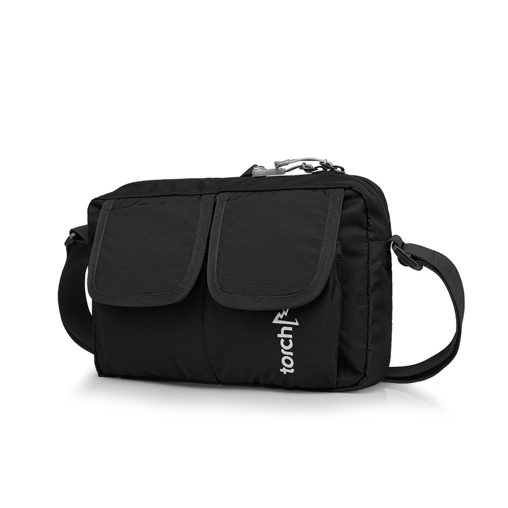 Torch Tas Selempang Travel Pouch Suzuka 3 Black