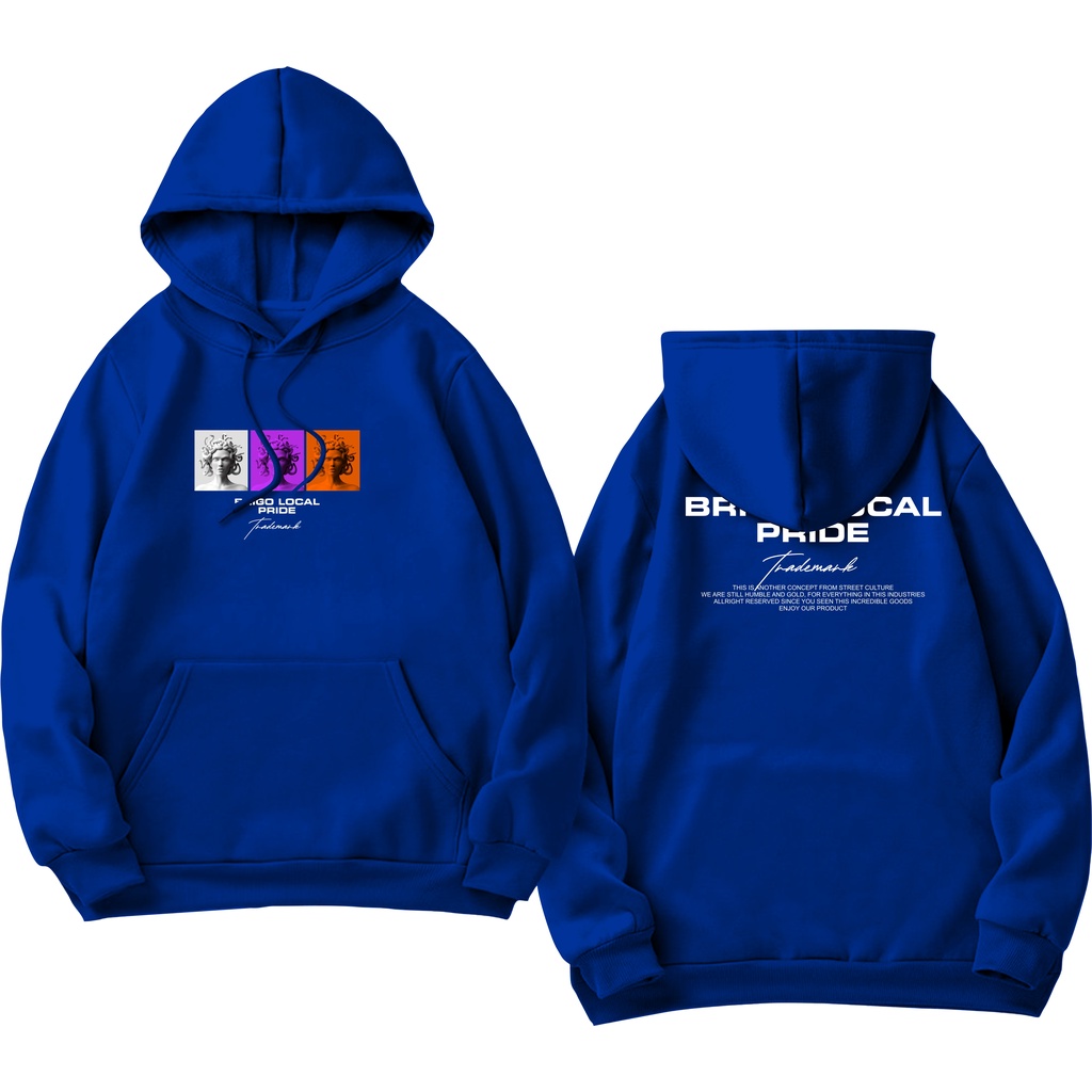 BRIGO Jumper Hoodie Snake Hair II Sweater Hoodie BRIGO Sablon DTF Fleece Cotton M-XXL (Pria &amp; Wanita) Free stiker&amp;Gantungan Kunci
