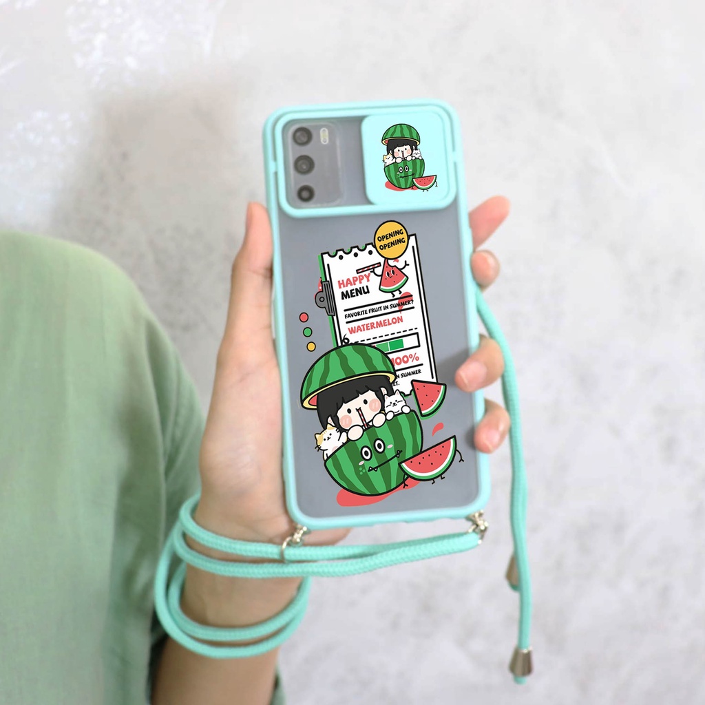 [KG01] Case Oppo A16/A16S - Softcase Slide Tali Sling - Case Hp Camera Geser Case Oppo A16/A16S - KG