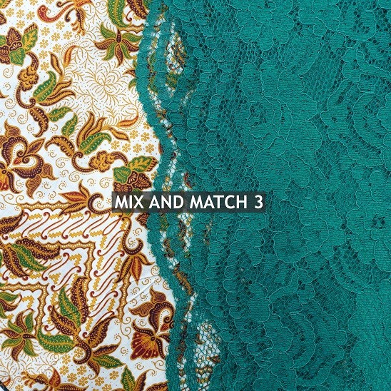 Kebaya Set Kain Batik Kebaya Sarimbit Brukat Batik 003